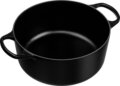Le Creuset Signature kerek öntöttvas sütő-főzőedény, 26cm, 5,3 l, fekete