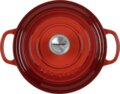 Le Creuset Signature kerek öntöttvas sütő-főzőedény, 20cm, 2,4 l, cseresznyepiros