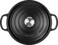 Le Creuset Signature kerek öntöttvas sütő-főzőedény, 20cm, 2,4 l, fekete