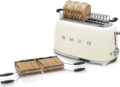 SMEG TSF02CREU kenyérpirító, 4 szeletes, krémszín