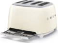 SMEG TSF03CREU kenyérpirító, 4 szeletes, krémszín