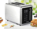 Heinner HTP-DD900BKSS kenyérpirító, 2 szeletes, inox-fekete