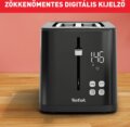 Tefal Digital TT640810 kenyérpirító, 2 szeletes, fekete
