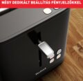 Tefal Digital TT640810 kenyérpirító, 2 szeletes, fekete